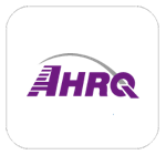 Agency for Healthcare Research and Quality (AHRQ) logo with gray border